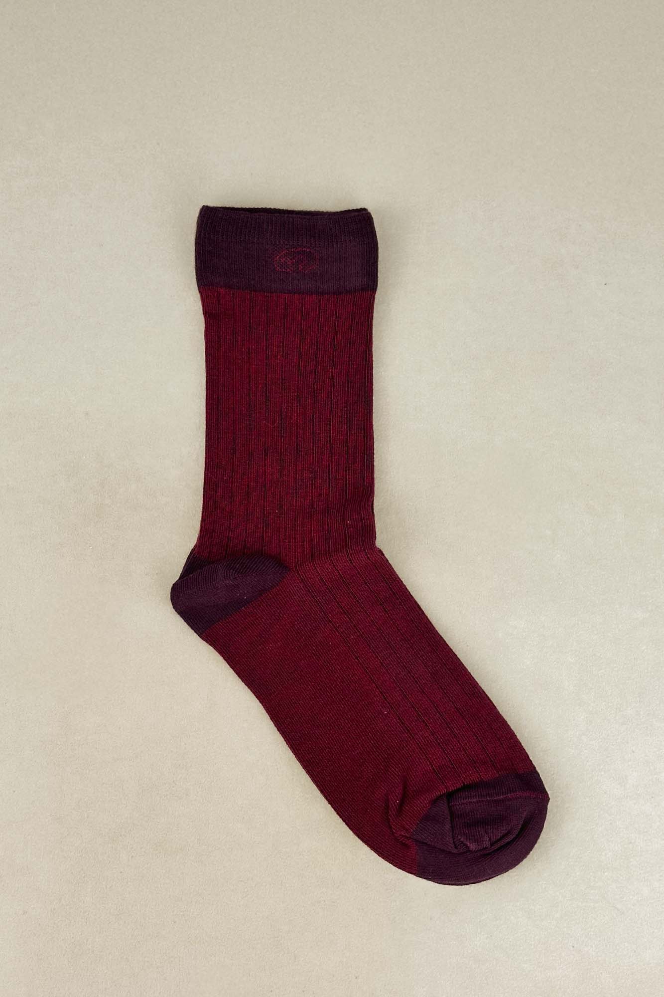 CALCETINES CANALE BURDEOS