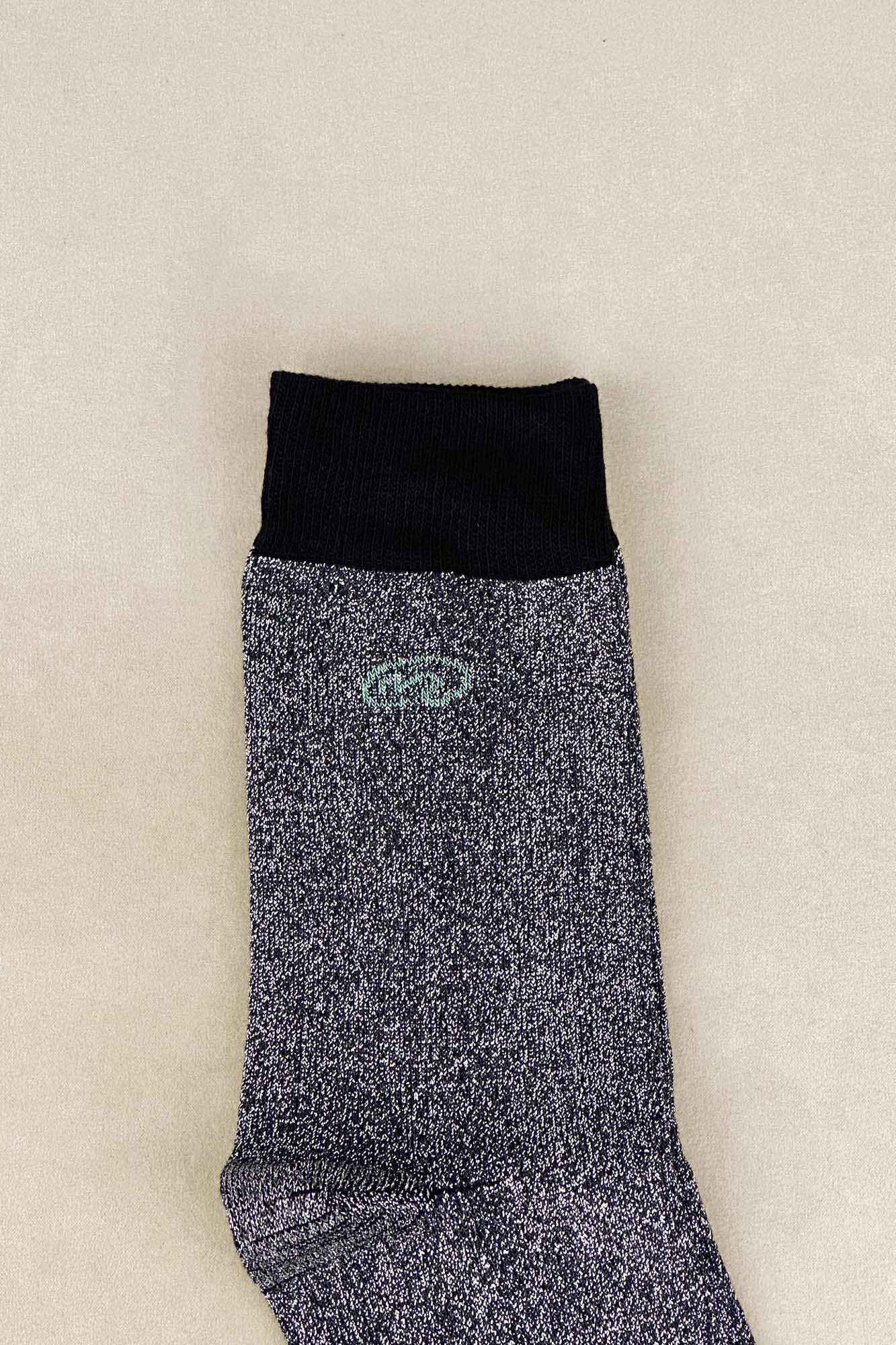 CALCETINES GLITTER NEGRO