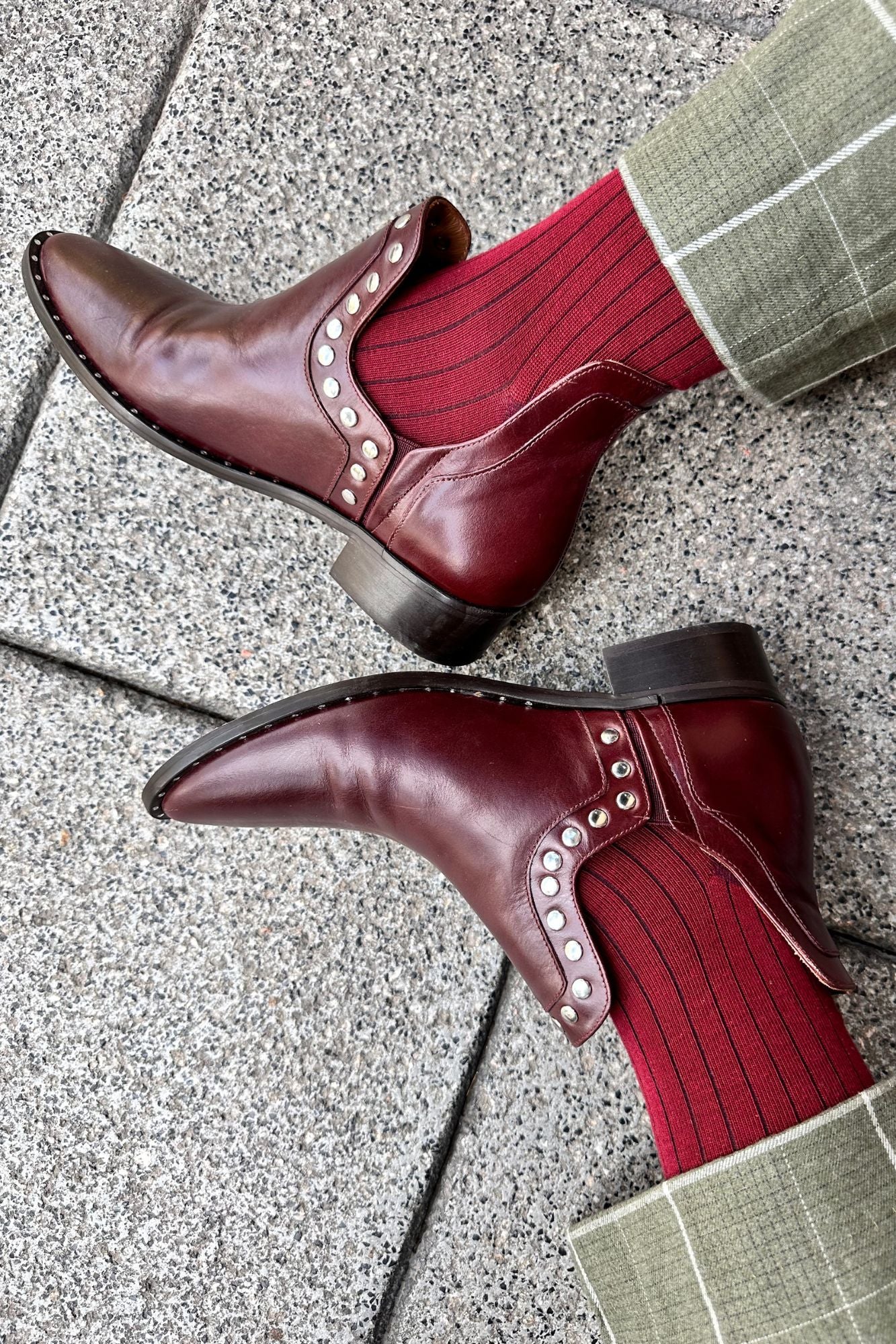 CALCETINES CANALE BURDEOS