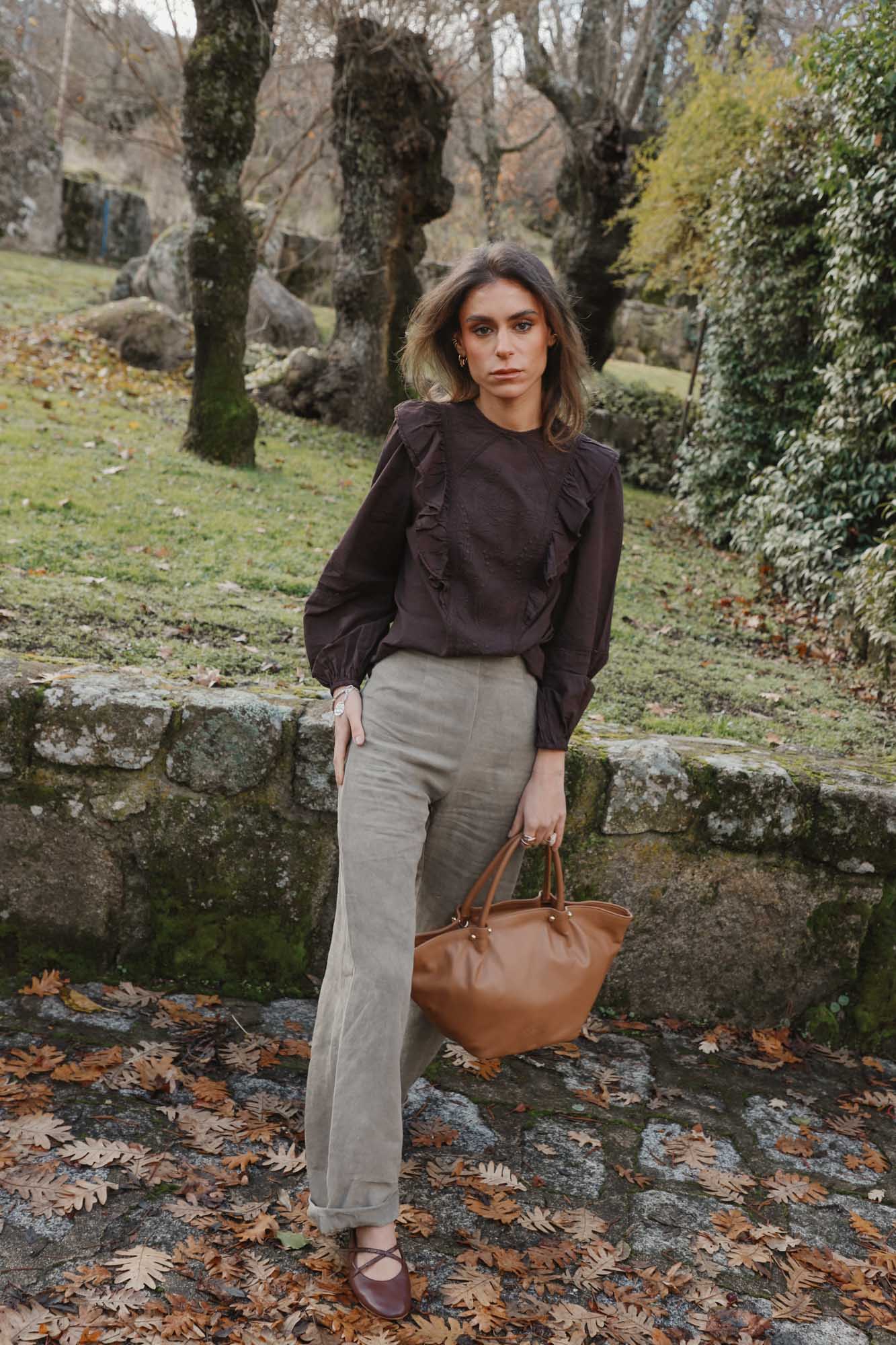 BOLSO SHOPPER GOURMANDISE TOSTADO