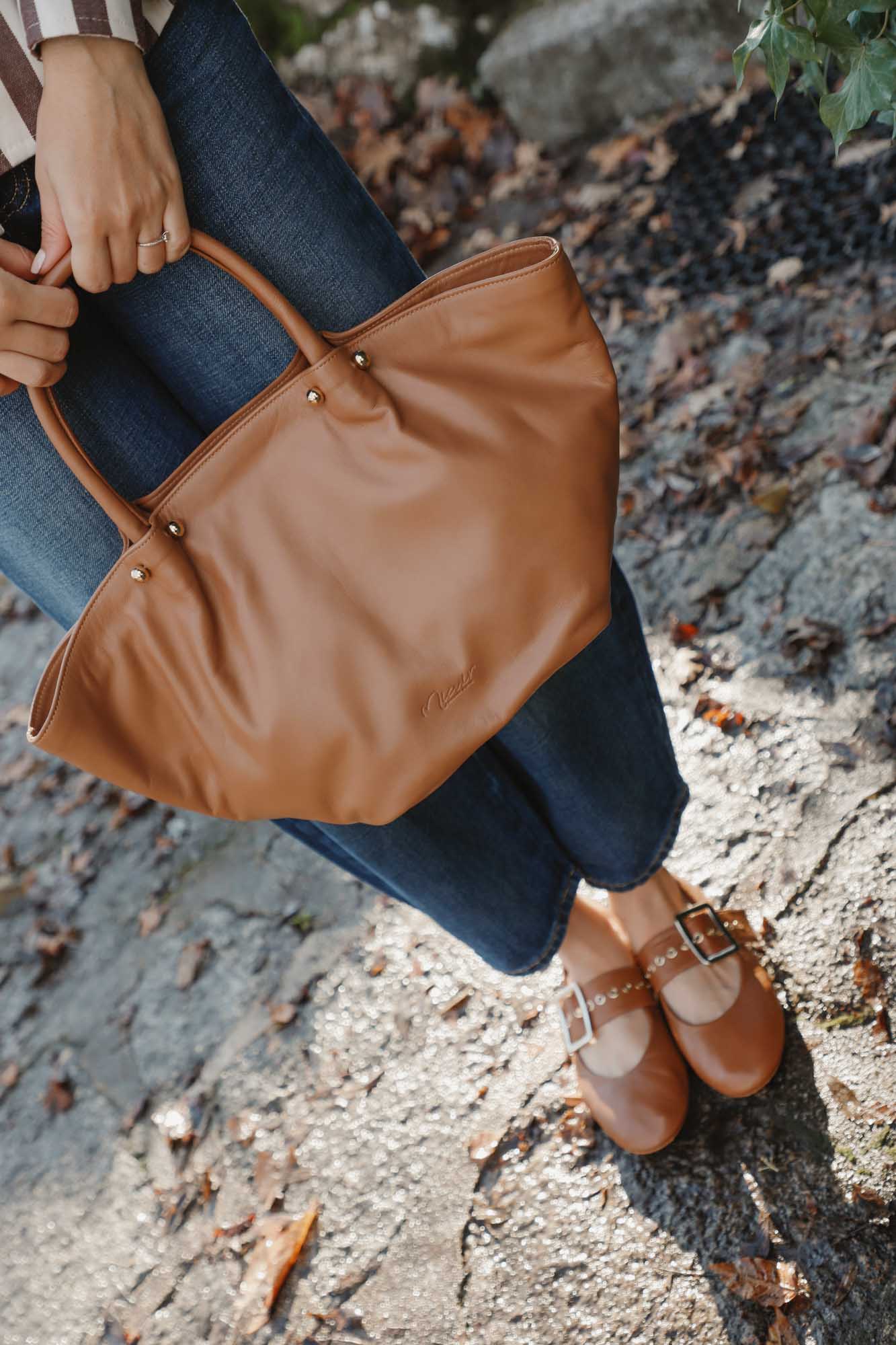 BOLSO SHOPPER GOURMANDISE TOSTADO