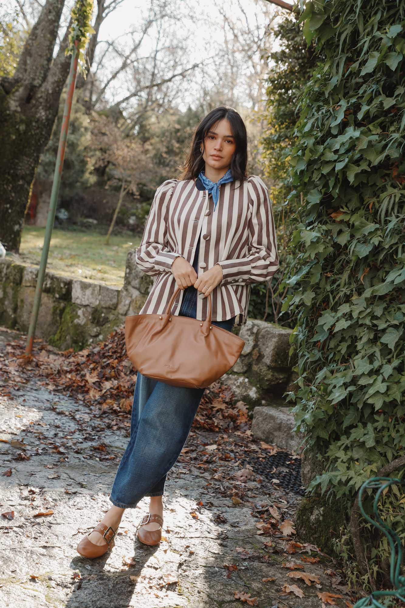 BOLSO SHOPPER GOURMANDISE TOSTADO