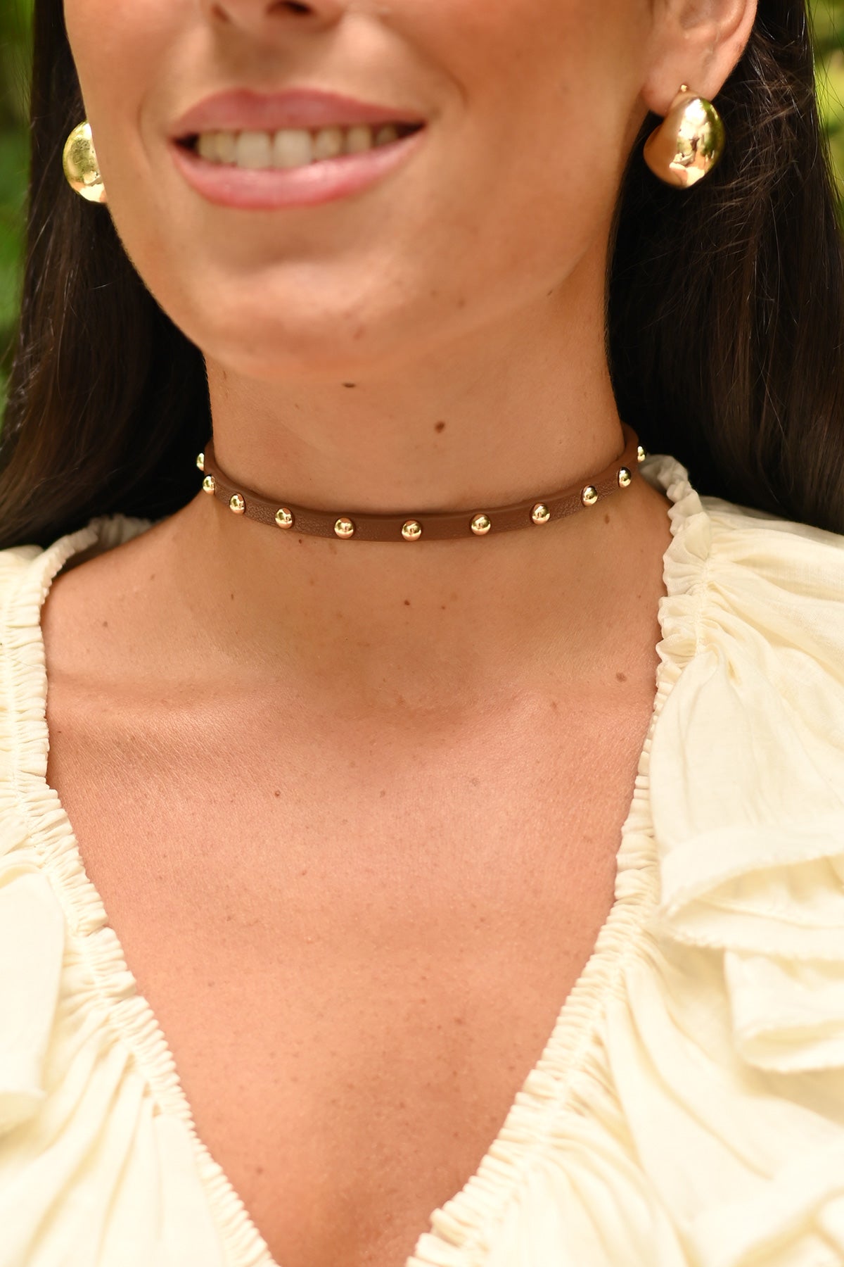 CHOKER PUNKY LEATHER