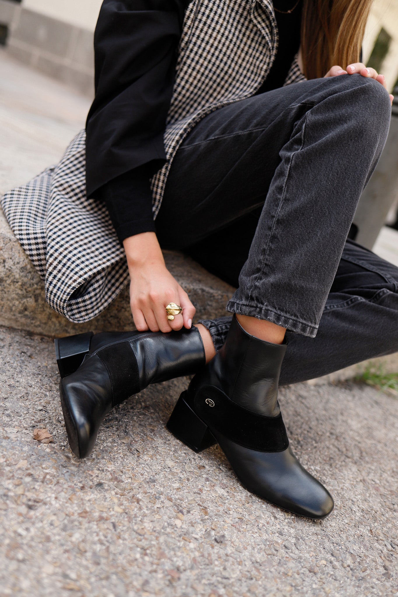 DUOMO BOOTS BLACK 6CM