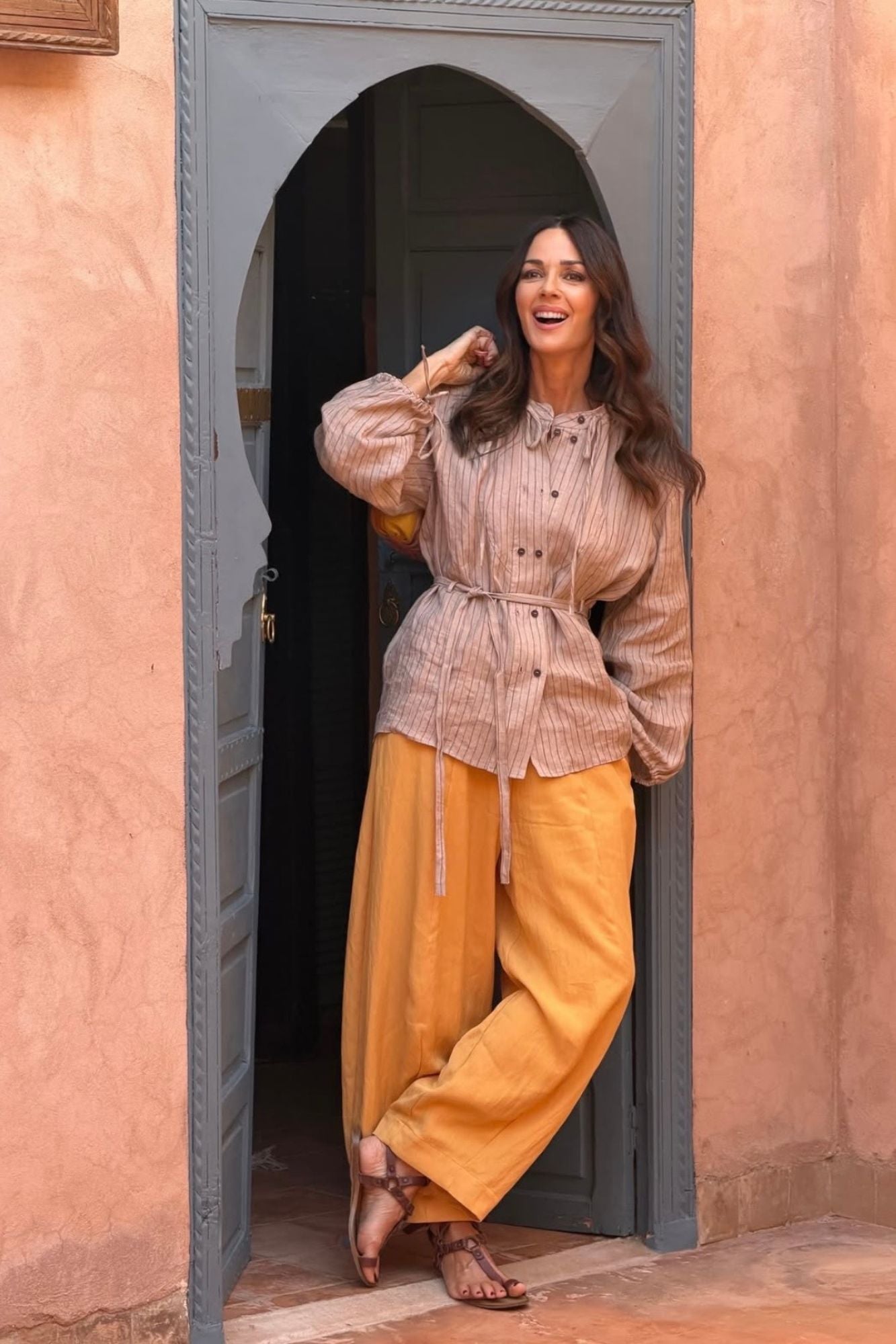 SANDALIA ESCLAVAS CUERO