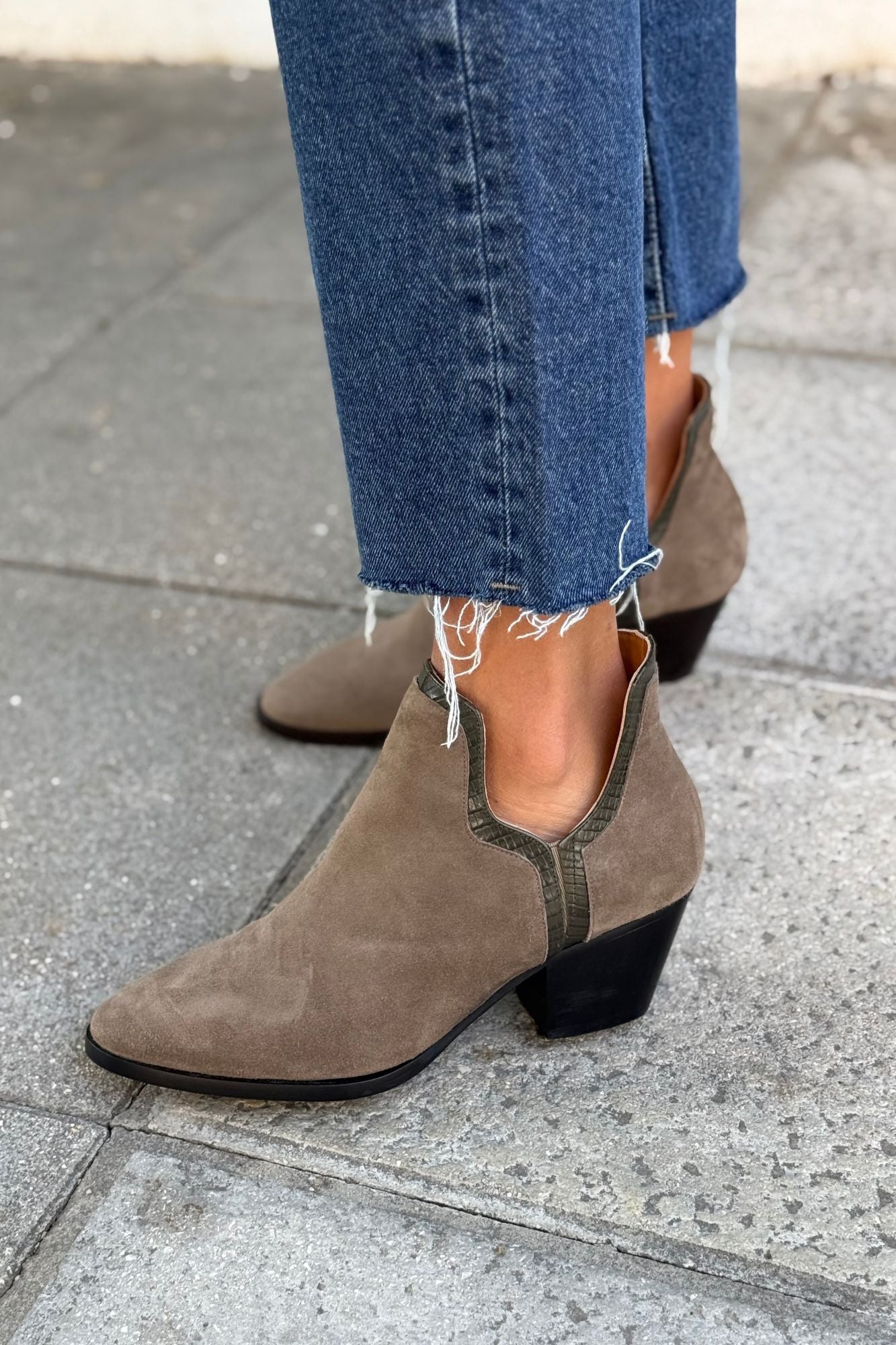 FRIDA SPECIAL EDITION SUEDE KHAKI 6CM
