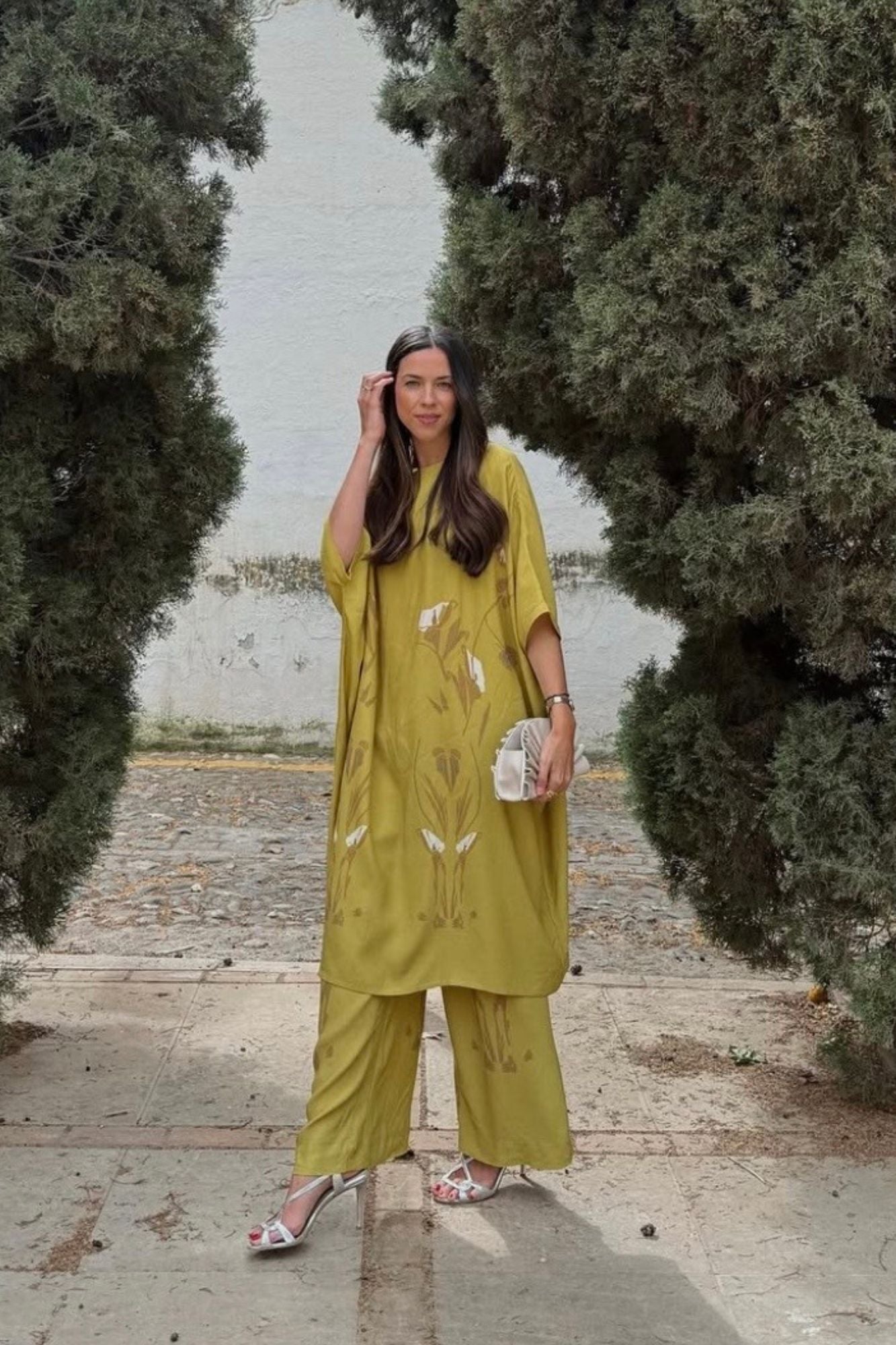 SANDALIA GADEA GRABADO PLATA 9CM