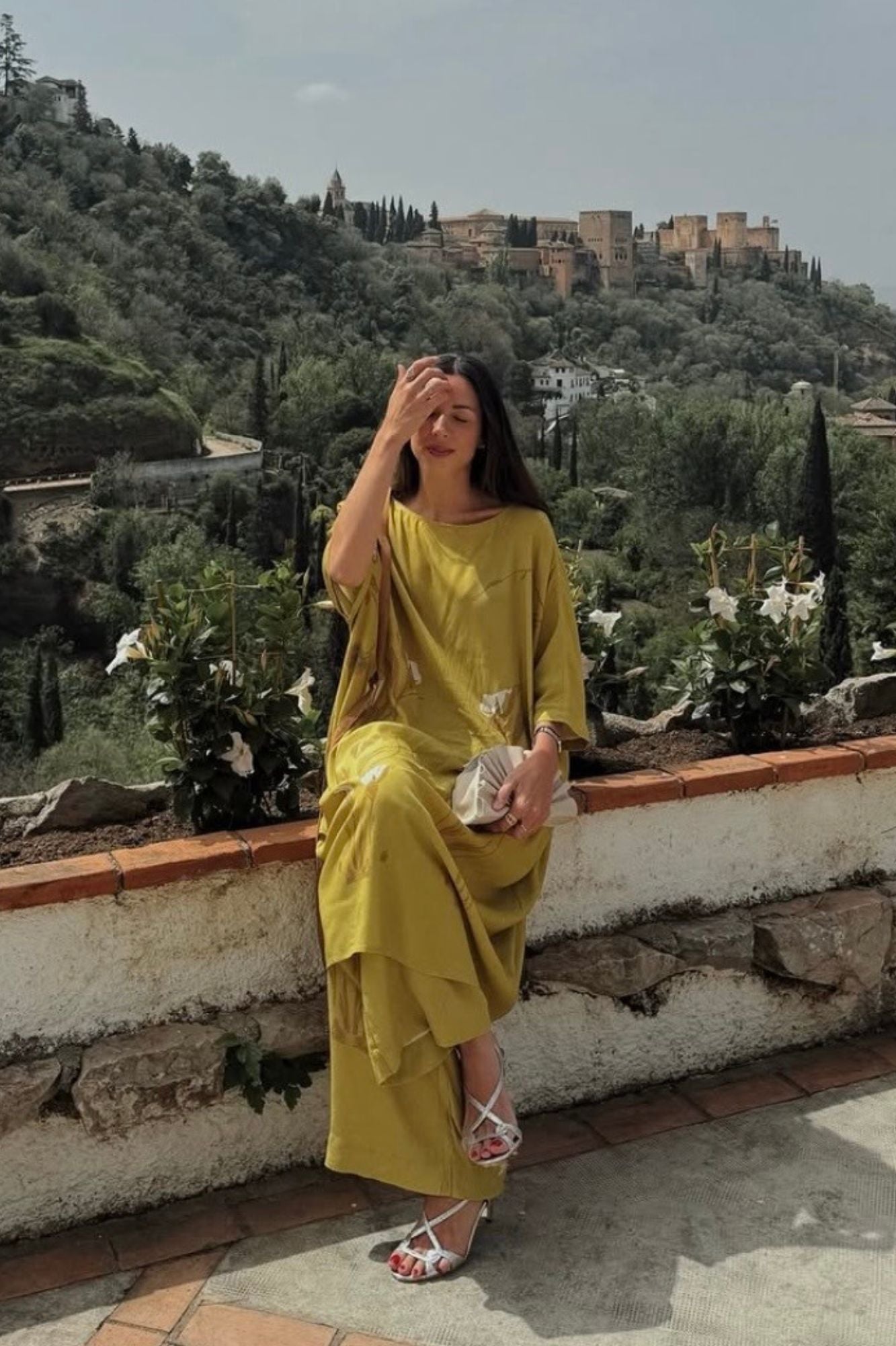 SANDALIA GADEA GRABADO PLATA 9CM