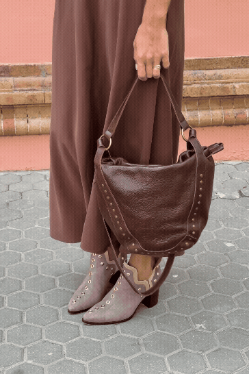 CHOCOLATE HOBO BAG