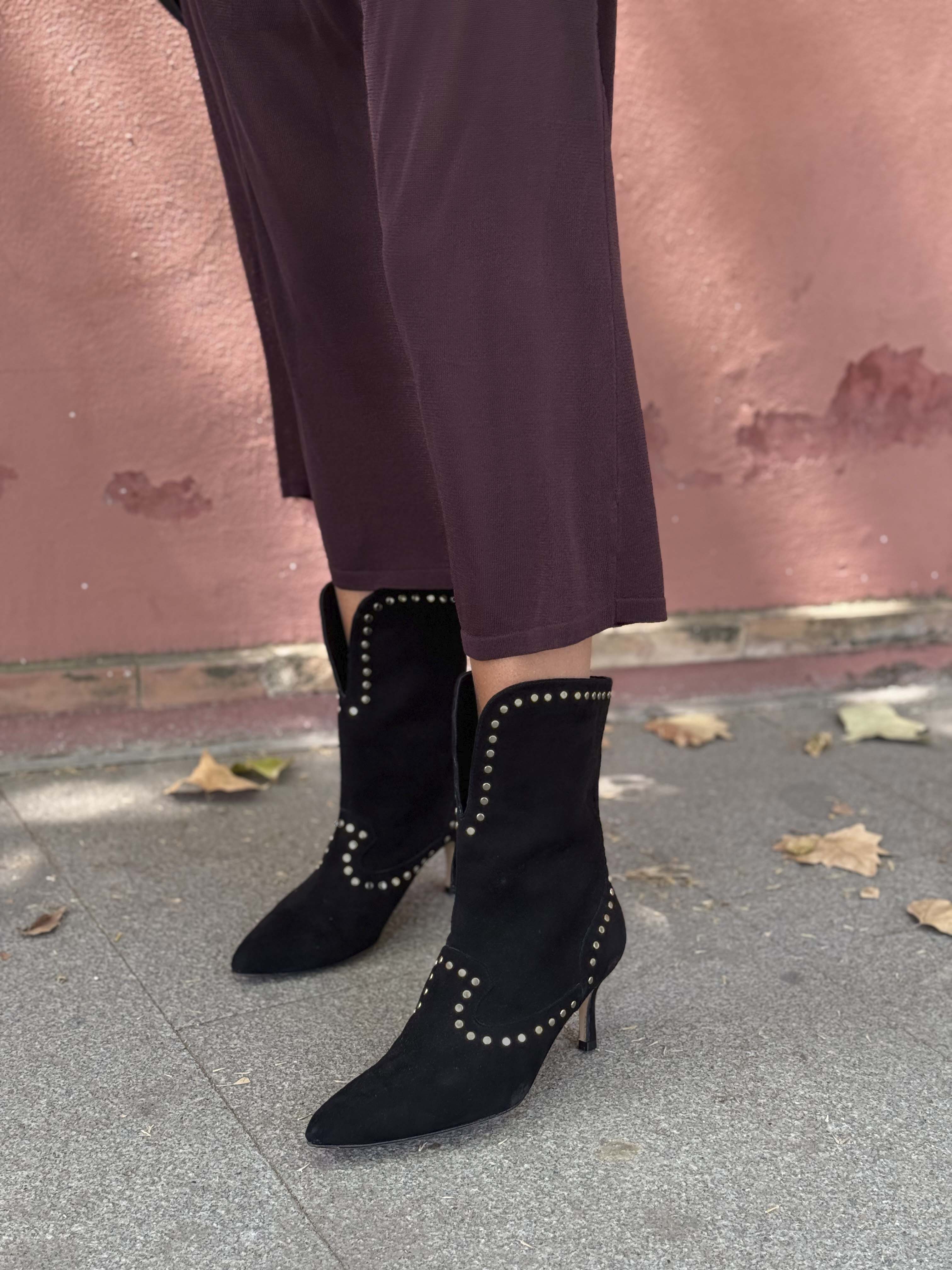 BLACK EARTH SUEDE BOOT 5CM