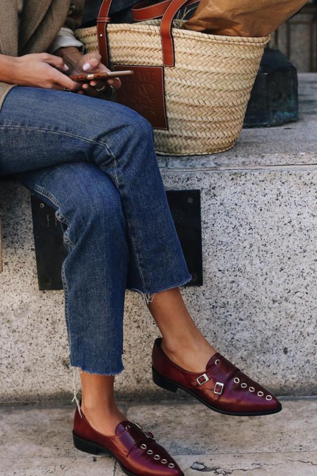 OXFORD BURDEOS 2.5CM