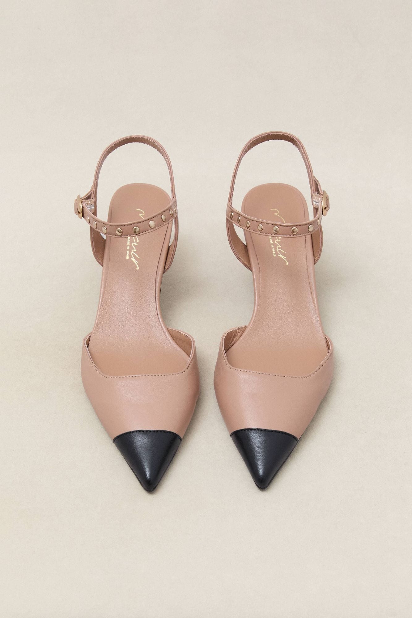 SANDALIA ELISABETH PUNTERA NUDE 5CM