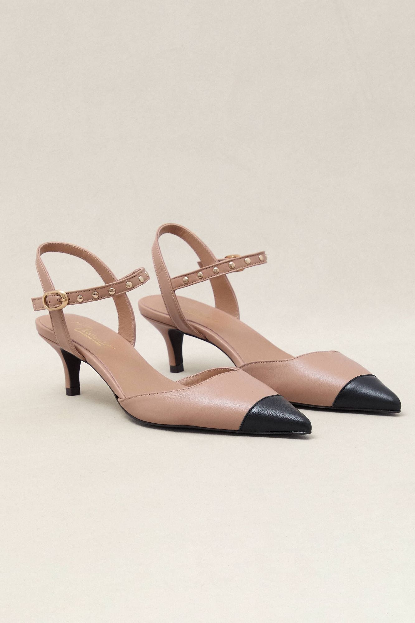 SANDALIA ELISABETH PUNTERA NUDE 5CM