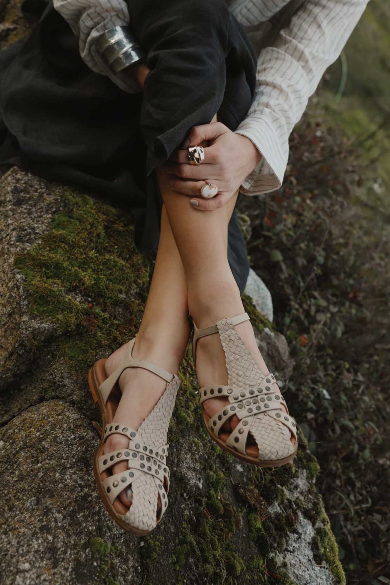 SANDALIA CANGREJERA JAIRA LATTE