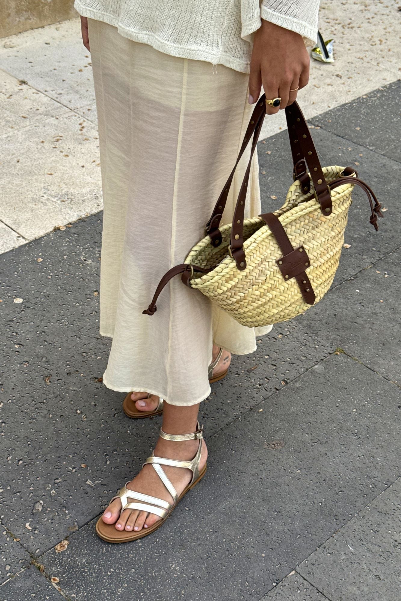 SANDALIA CASSIANA DORADA