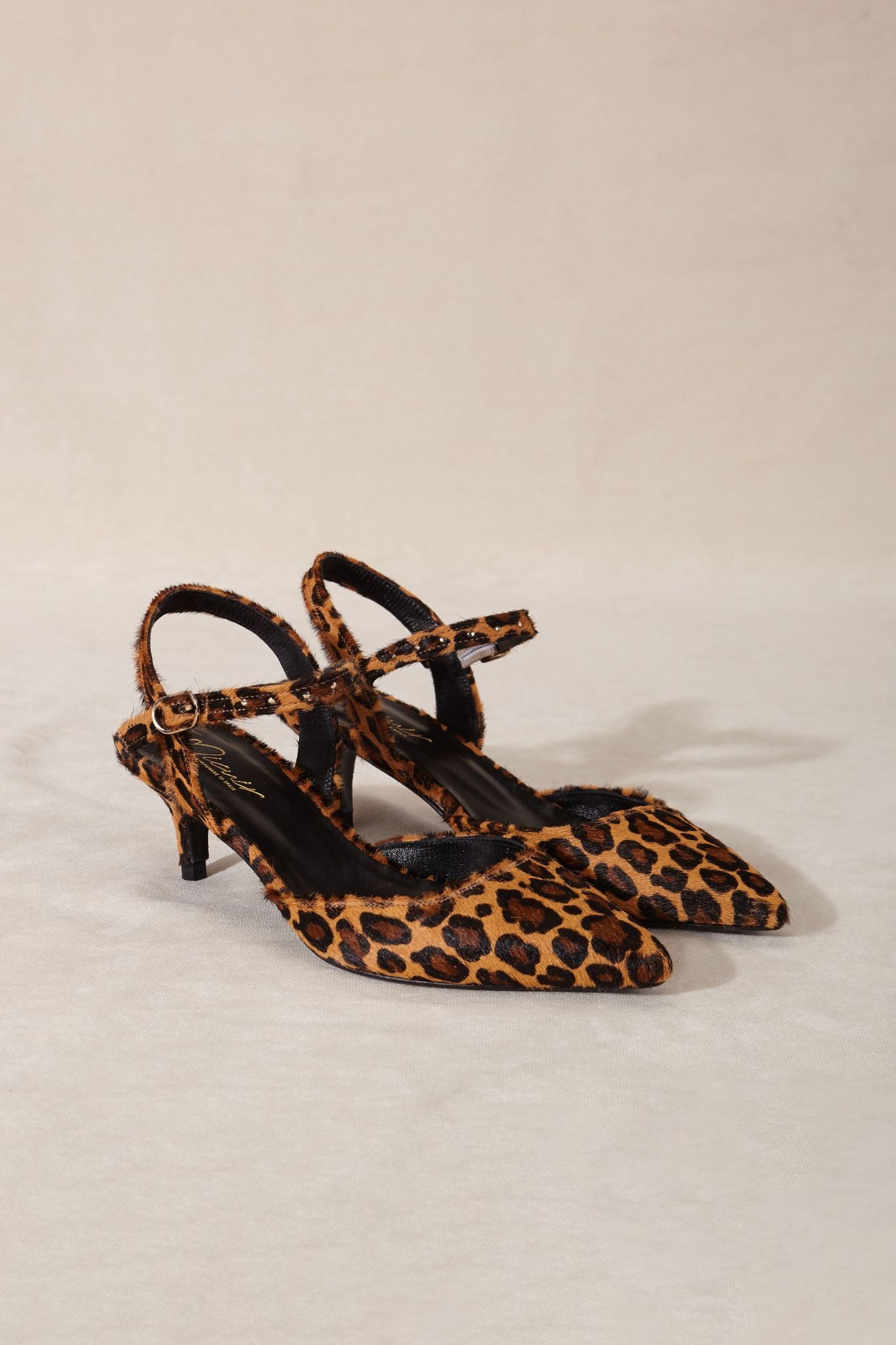 Leopardo Animal print zapatos en punta