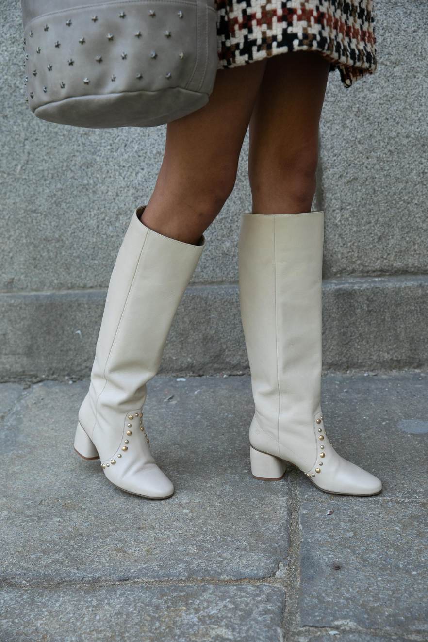 TWIGGY BOOTS CREAM