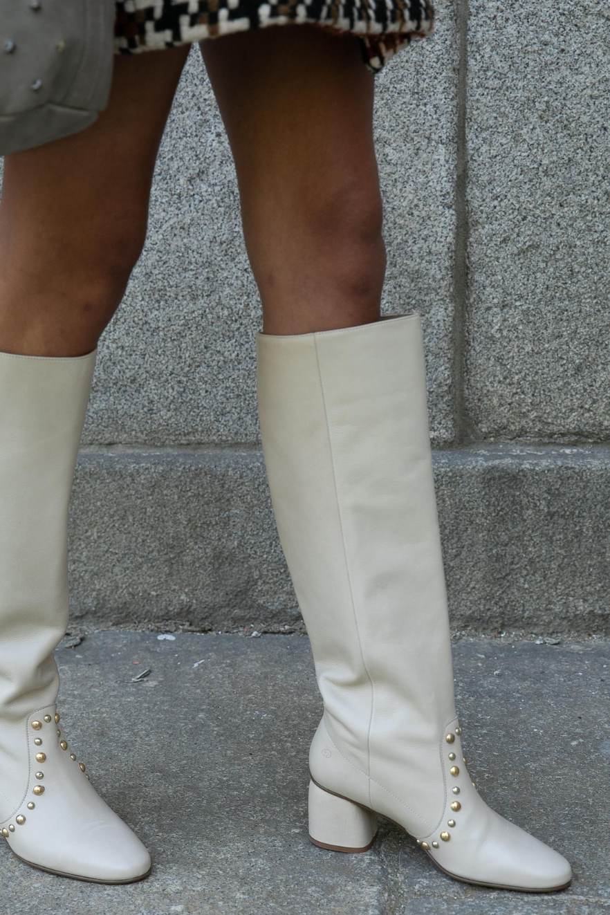TWIGGY BOOTS CREMA