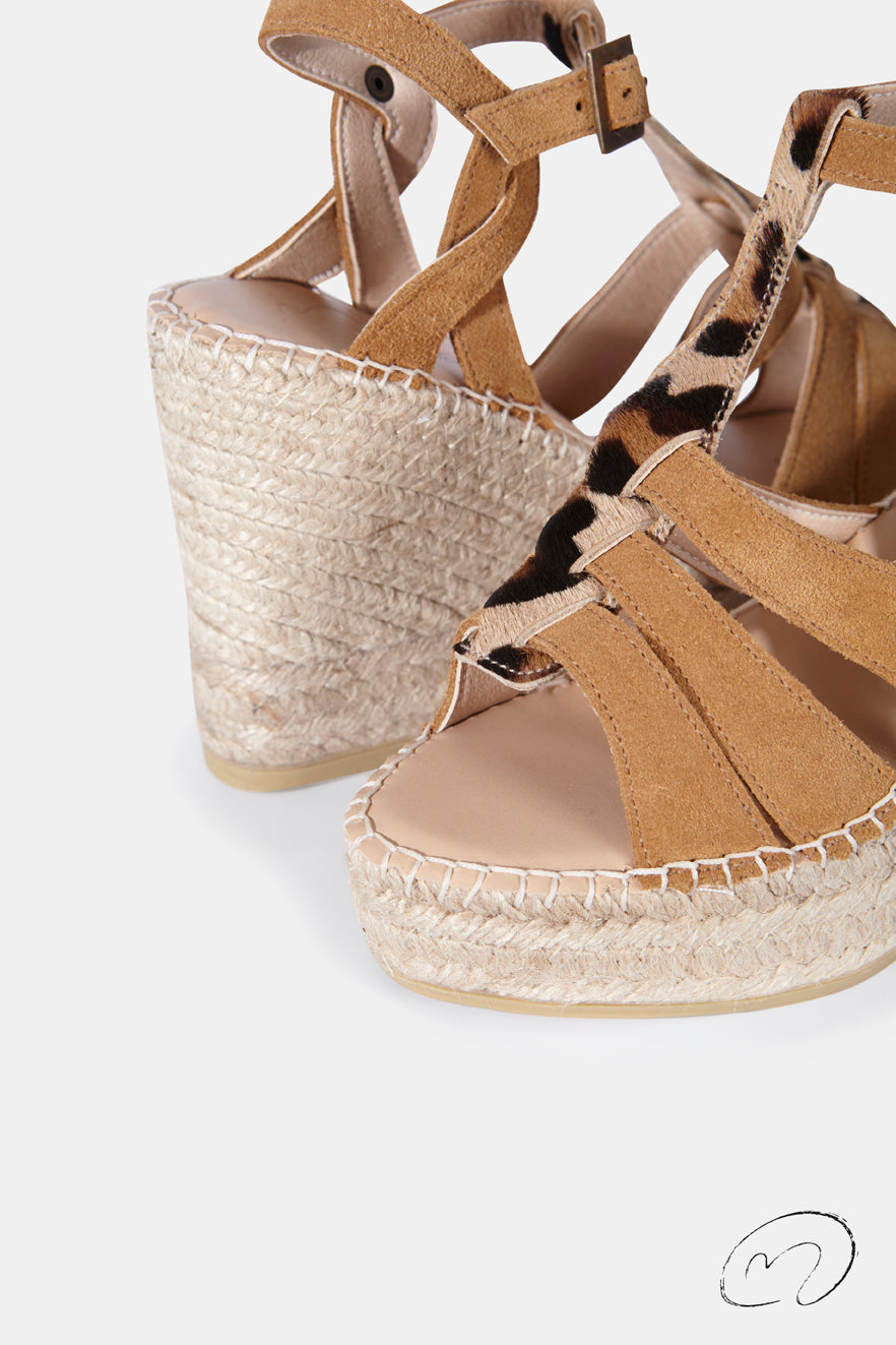 ANAFI BEIGE PELO PRINT LEOPARDO
