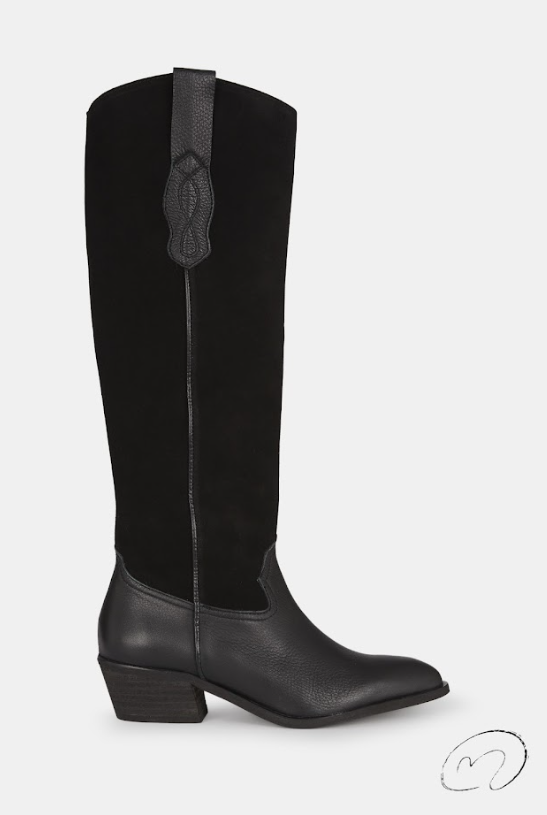 RODEO BOOTS BLACK 5CM