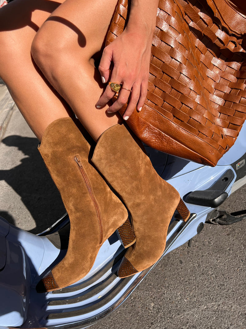 GIGI BOOTS CARAMELO 6,5CM