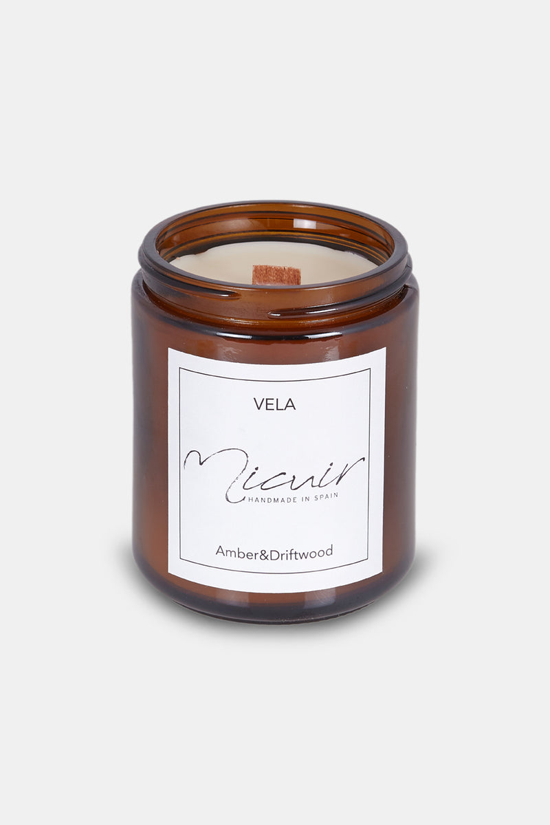 VELA AROMÁTICA  AMBER & DRIFTWOOD 215 grs