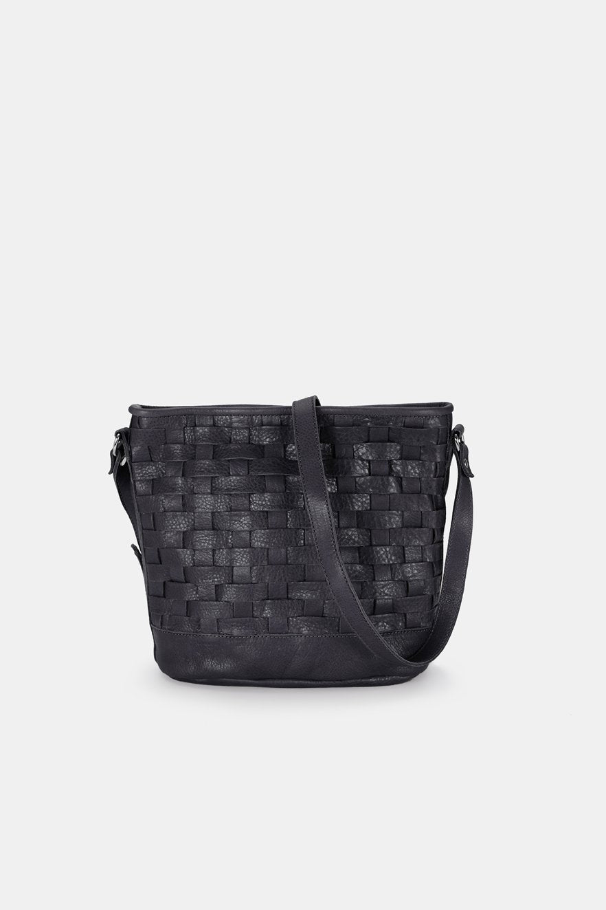 BOLSO TRENZADO FREDA NEGRO