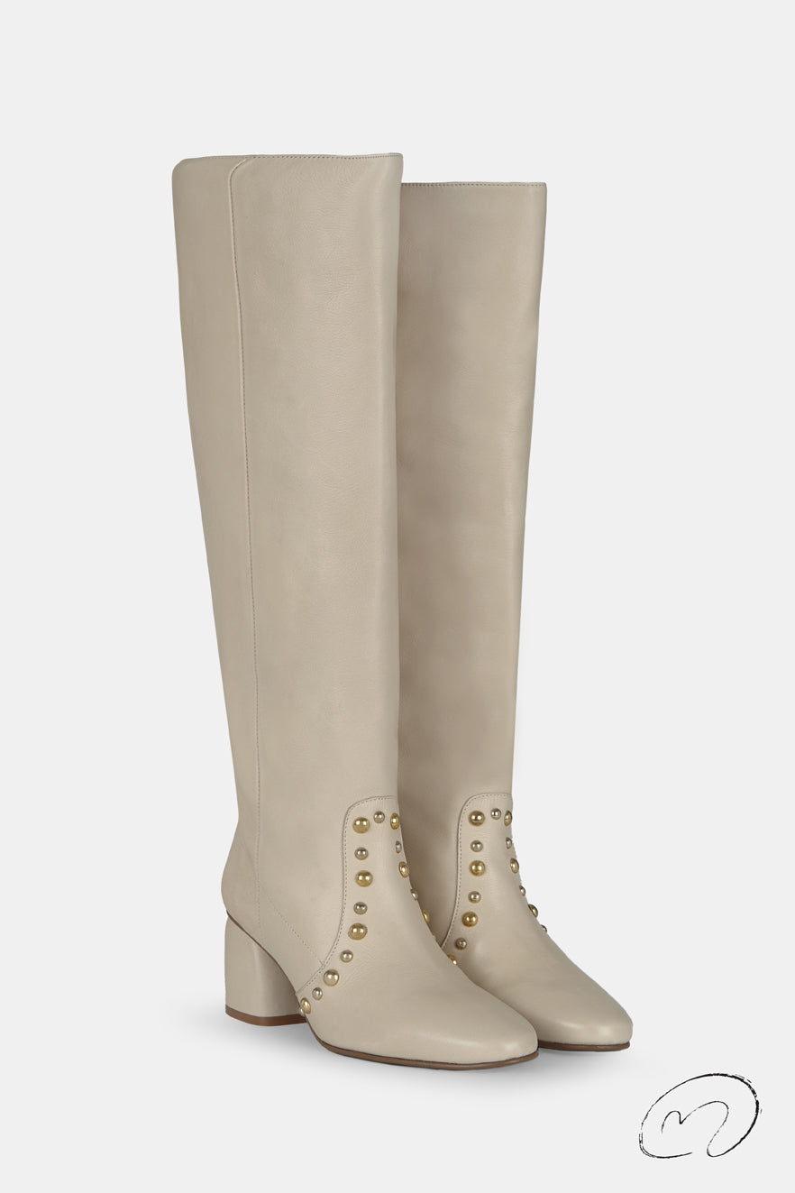 TWIGGY BOOTS CREAM