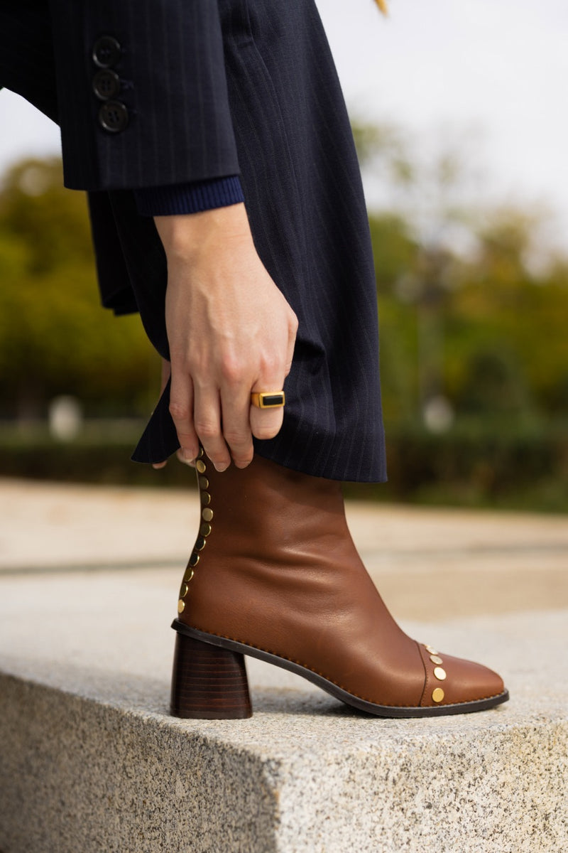 FILIPA BOOTS CUERO 6CM