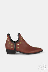 PUNKY BOOTS AVELLANA TACHAS ORO 4CM
